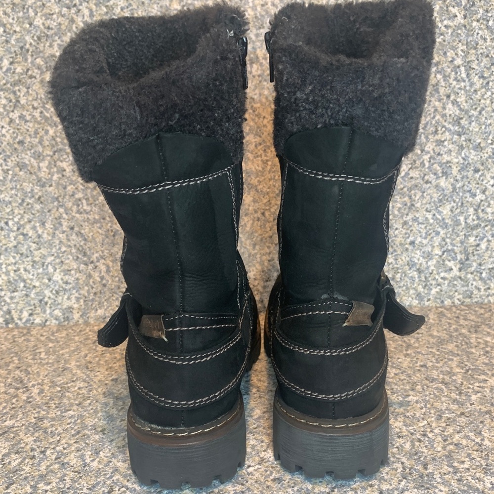 Josef Seibel Marta 51 Leather Waterproof Fur Lined Boots Size 8 1/2 - Picture 4 of 11